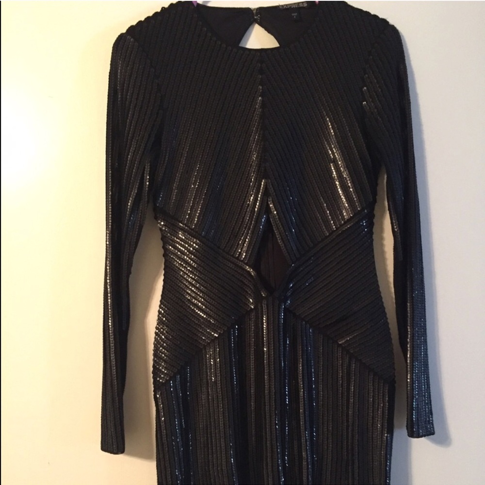Express sequin dress